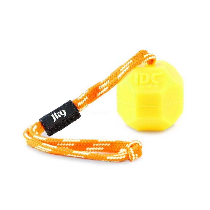IDC® FLUORESENČNÁ LOPTA S PÚTKOM - Farba: Neónovo oranžová
