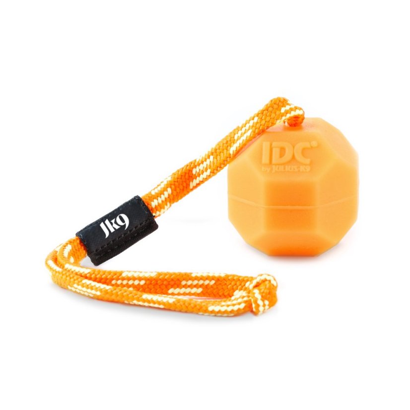 IDC® FLUORESENČNÁ LOPTA S PÚTKOM - Farba: Neónovo oranžová